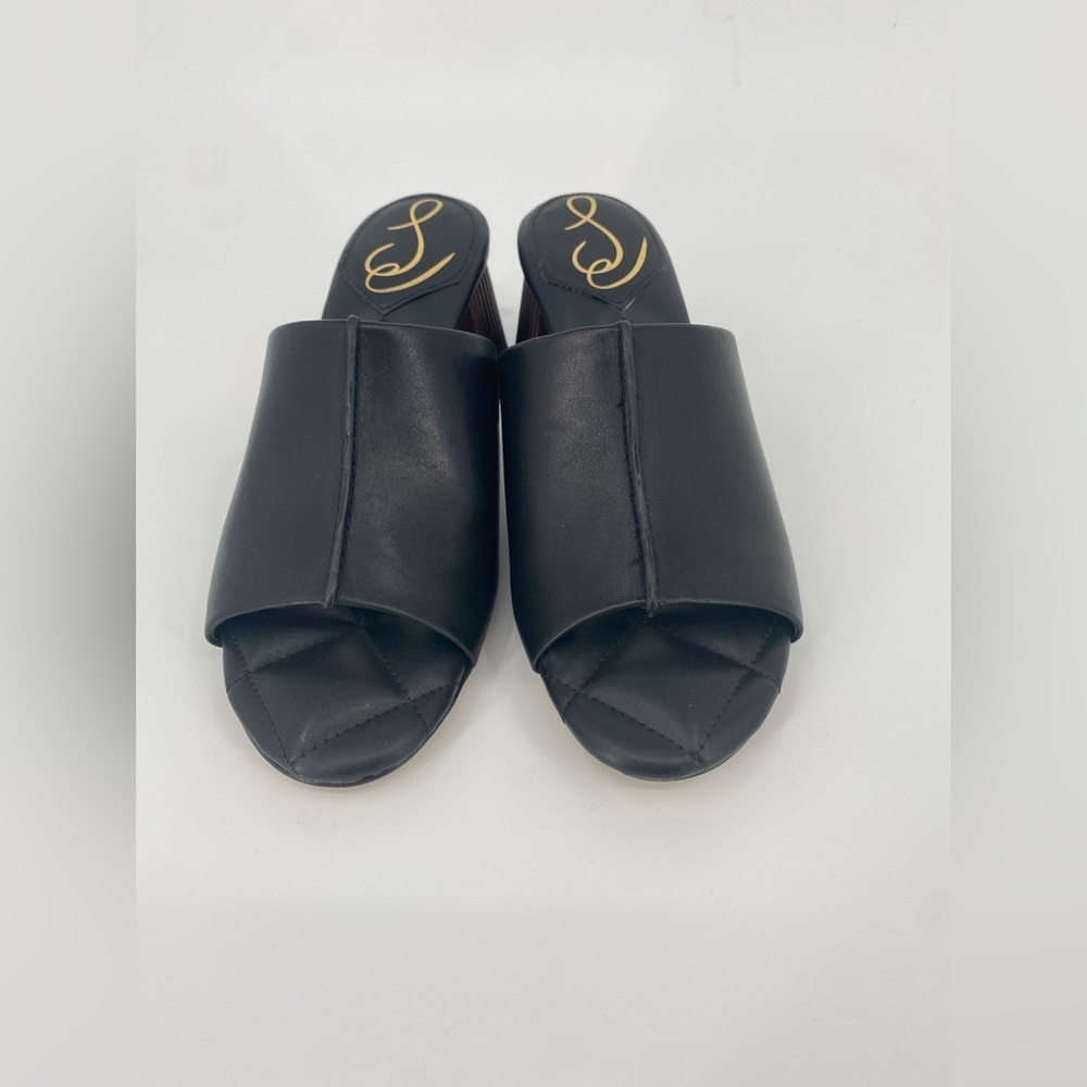 Sam Edelman Sonya Mules
Sandals Womens 6.5 Black Leather Peep Toe Shoes